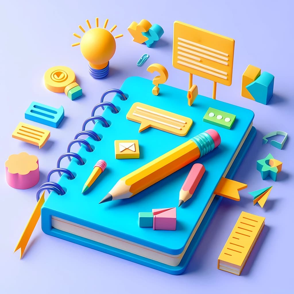 blog creation illustration
